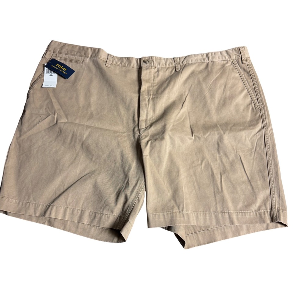 Polo Ralph Lauren Mens Classic Fit‎ 8" Inseam Khaki Chino Shorts sz 50
